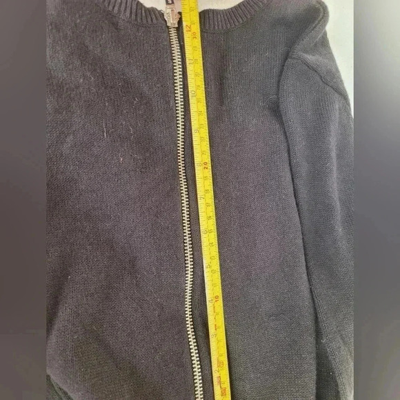 MICHAEL MICHAEL KORS Charcoal Black Wool Blend Crew Neck Sweater Dress S - Picture 10 of 10